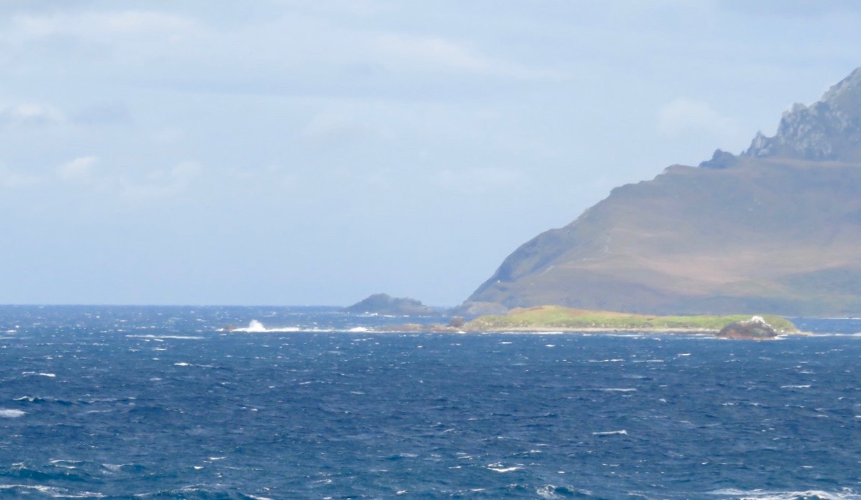 Den sydligaste udden av Kap Horn . Självaste "hornet". 