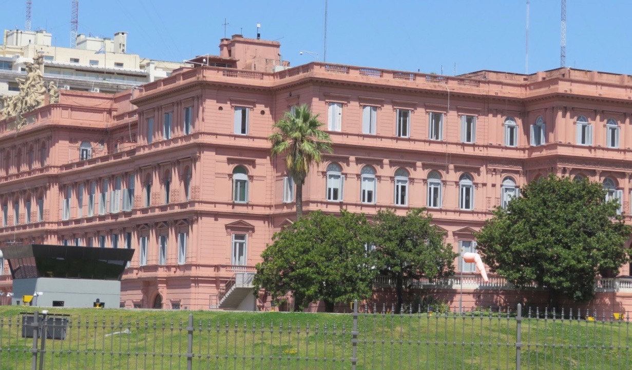 La Casa Rosada, presidentpalatset i Buenos Aires