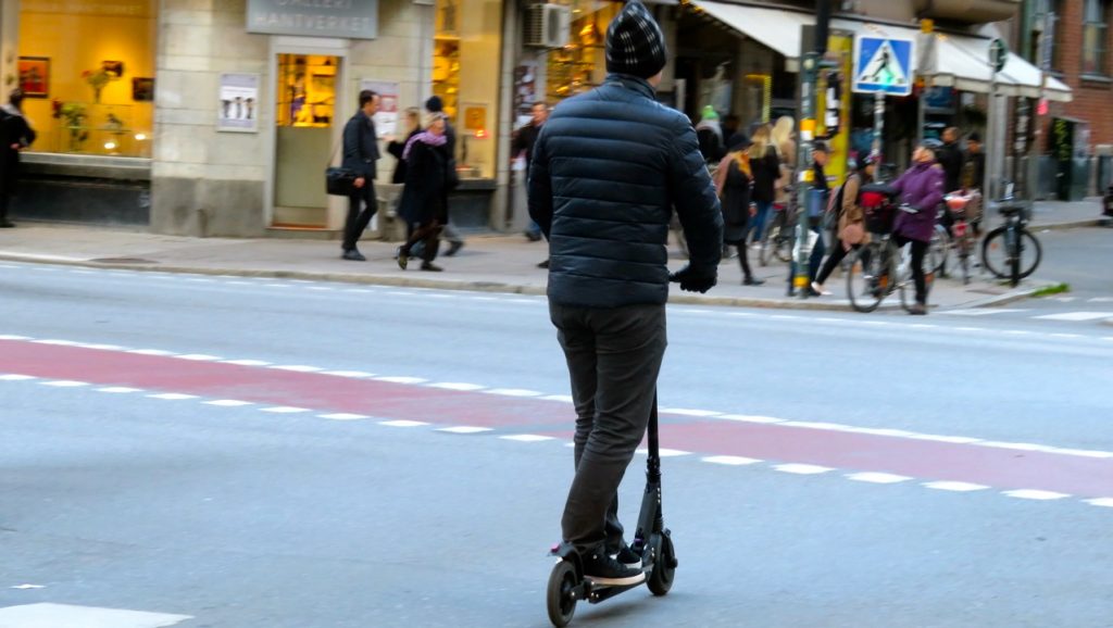Elsparkcyklar är ett fordon som blir mer och mer populärt i Stockholm. 