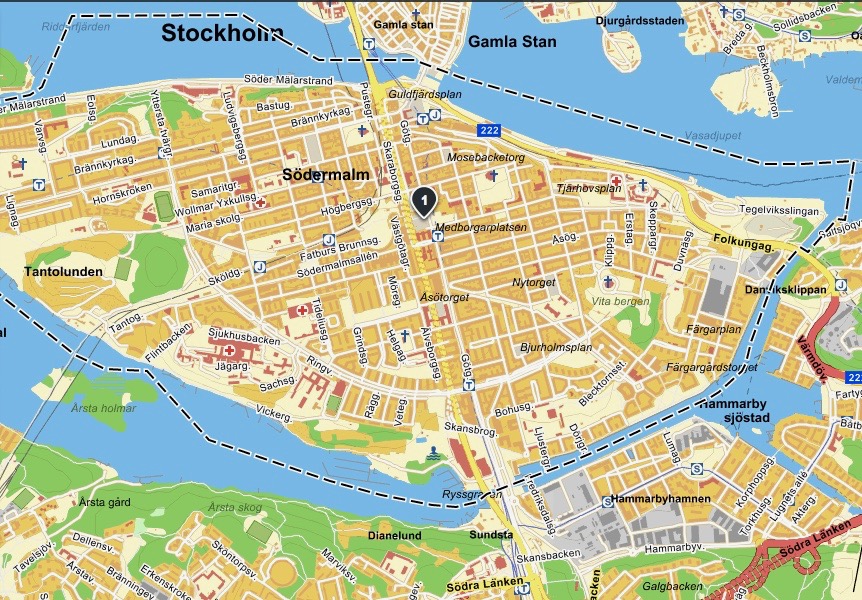 Lokal skyltning från Södermalm i Stockholm - Ditte Akker