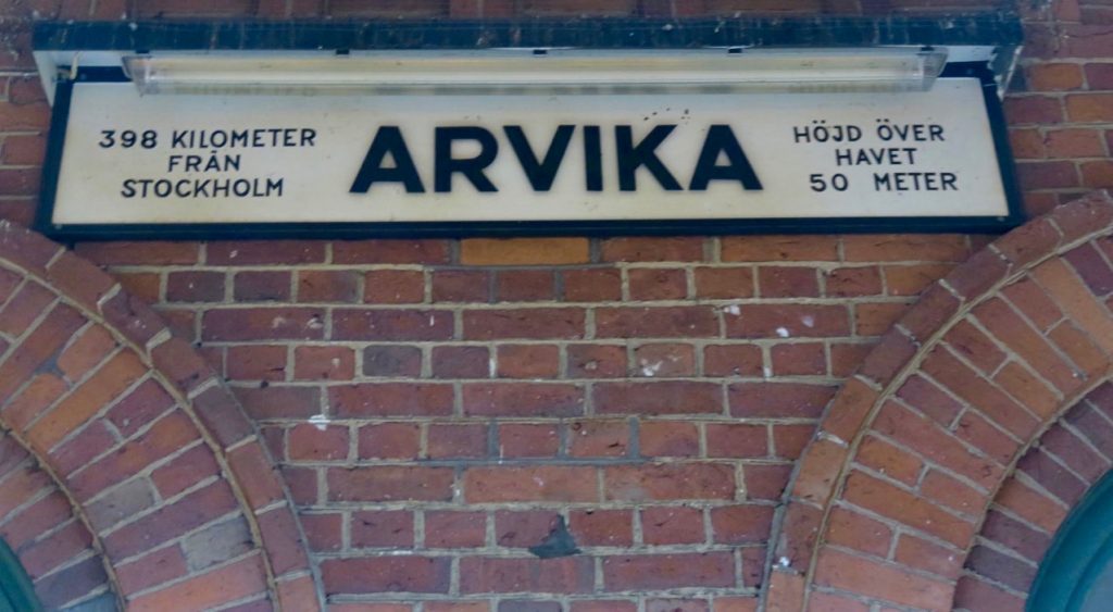 Arvikas stationshus invigdes 1867 då järnvägssträckan här till Oslo också var klar.