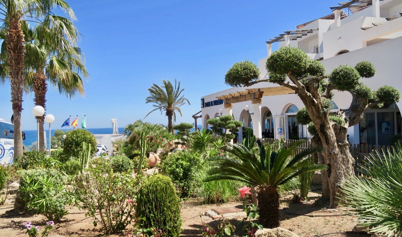 Hotell El Puntazo i Mojácar Playa erbjöd ett väldigt bra boende. 