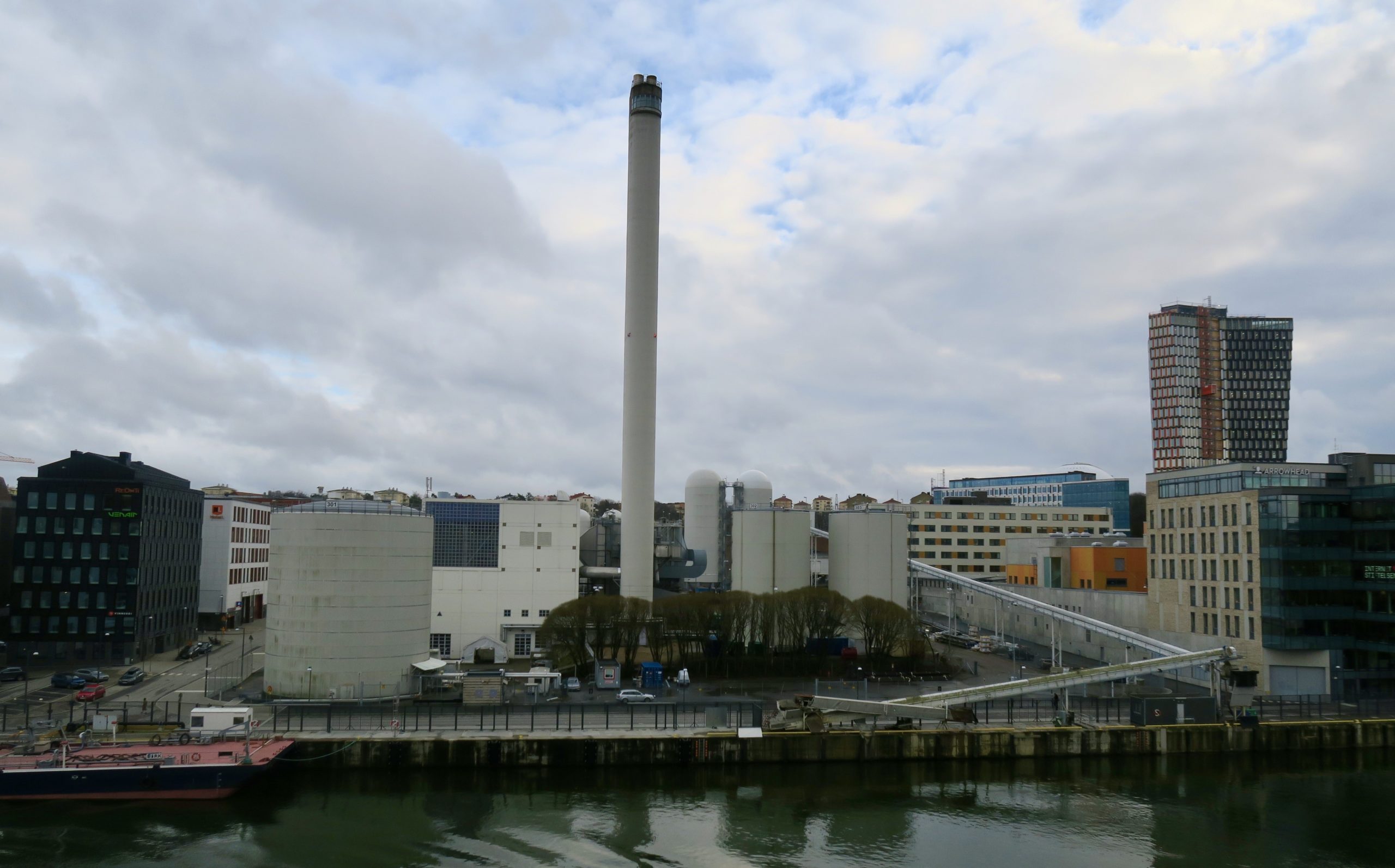 Världen sstörsta anläggning i sitt slag. Värmeverket i Hammarby sjöstad. 
