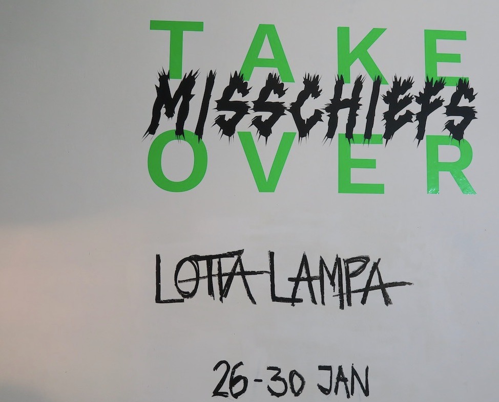 Stpckholm. Design och konstutställning med Lotta Lampa på "Take Misschiefs over"