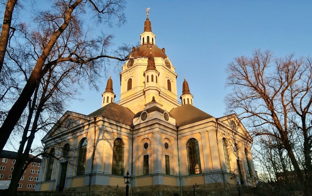 Stockholm igår. Södermalm. Katarina kyrka. 