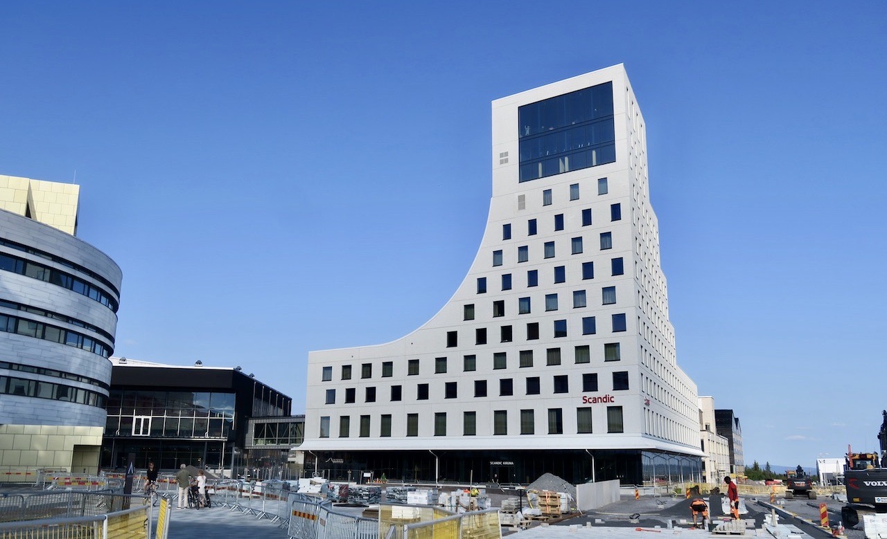 Scandic hotel Kiruna ligger i nya Kiruna och öppnade sina portar i maj 2022.