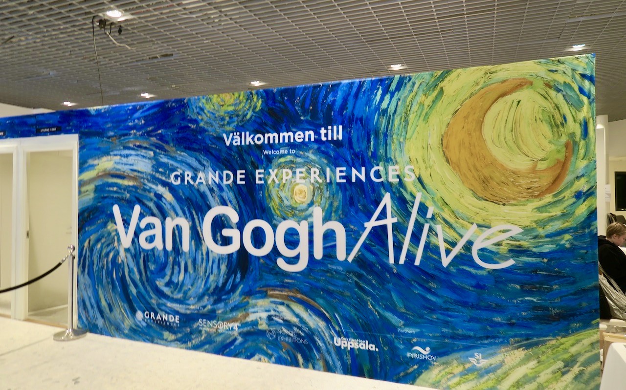 Uppsala. Van Gogh Alive. En konstupplevelse för alla sinnen. 