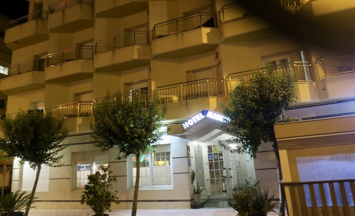Hotell Madrid i Torrevieja. Riktigt trevligt boende inne i stan och nära havet. 